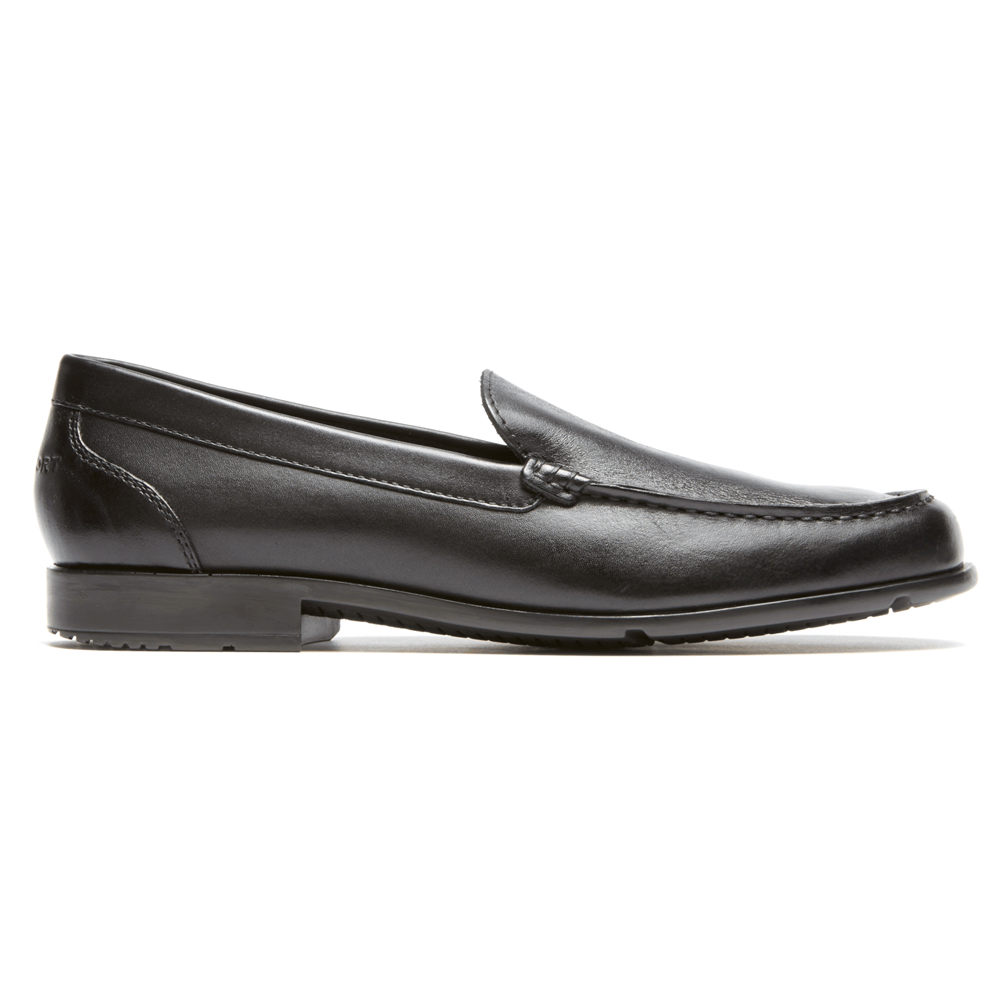 Rockport Loafers For Mens Black - Classic Venetian - FO2746019